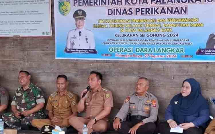 Operasi Dara Langkar, Pemko Palangka Raya Awasi Penangkapan Ikan Ilegal di Sungai Gohong