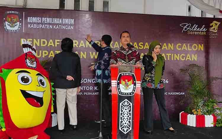 Ini Jadwal Pasangan Calon Bupati dan Wakil Bupati Katingan Daftar ke KPU Hari Ini