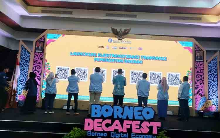 Elektonifikasi Transaksi Pemda di Kalteng Diluncurkan dalam Borneo Decafest
