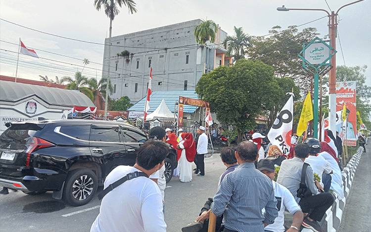 Kapolres Kotim Pastikan Pendaftaran Bakal Calon Bupati dan Wakil Bupati Berjalan Kondusif