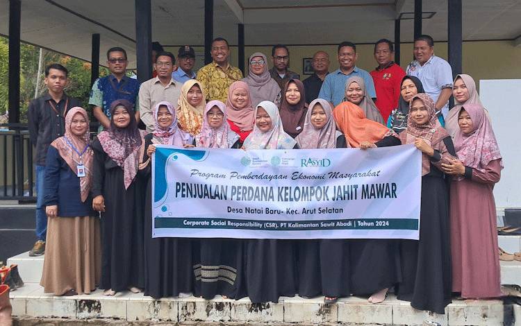 Kelompok Jahit Mawar Desa Natai Baru Sukses Luncurkan Produk Perdana, Hasil Kerjasama CSR PT KSA - CBI Group
