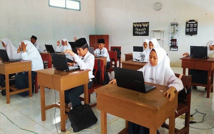 MTs se-Kabupaten Seruyan Gelar Gladi Bersih ANBK Tahun 2024