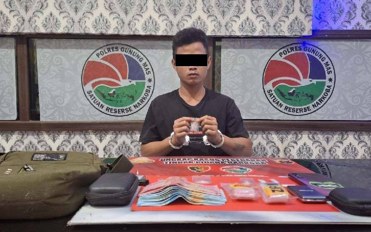 Terlibat Peredaran Sabu, Pemuda ini Ditangkap Polres Gunung Mas