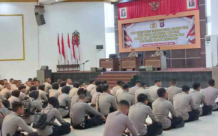 Polda Kalteng Lakukan Penempatan Lulusan Bintara dan Perwira Baru