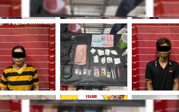 Pasutri di Katingan Ditangkap Polisi Diduga Pengedar Sabu