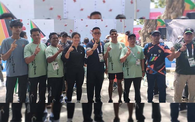 Panjat Tebing Kelas Speed WR Perorangan Putri Kalteng Belum bisa Sumbangkan Medali