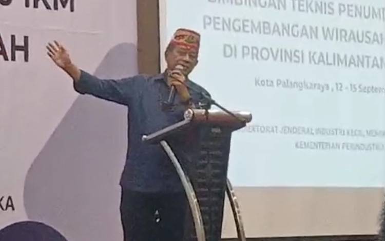 Willy M Yoseph Jadi Pembicara Bimtek Pengembangan Wirausaha Baru IKM