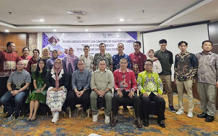 Kabid Sosial DPMDSos Barito Timur Hadiri Rapat Rekonsiliasi BPJS Kesehatan