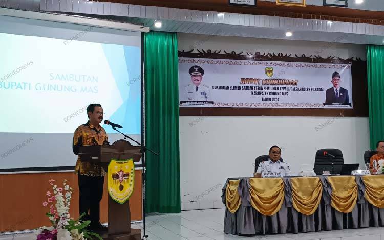 Beberapa Imbauan Pj Bupati Gunung Mas Menjelang Pilkada Serentak 2024