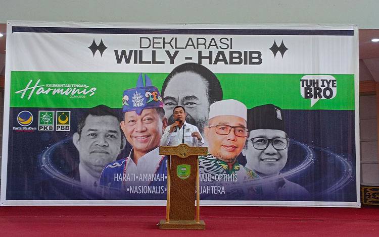 Ketua DPC PKB Pulang Pisau Instruksikan Kader Gotong Royong Menangkan Willy-Habib