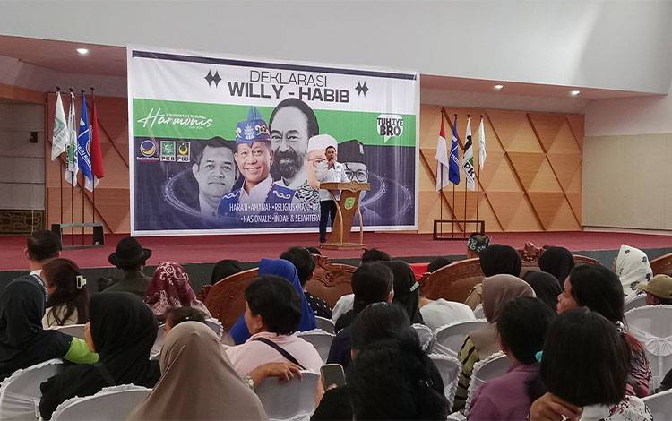 Deklarasi Willy-Habib Resmi Berlangsung di Pulang Pisau