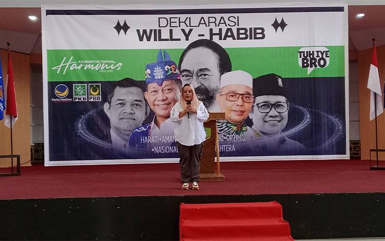 Faridawaty Tegaskan Kader NasDem Pulang Pisau Harus Menangkan Willy-Habib