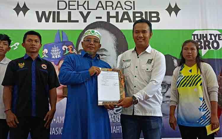Willy-Habib Ismail Gelar Deklarasi di Kabupaten Pulang Pisau
