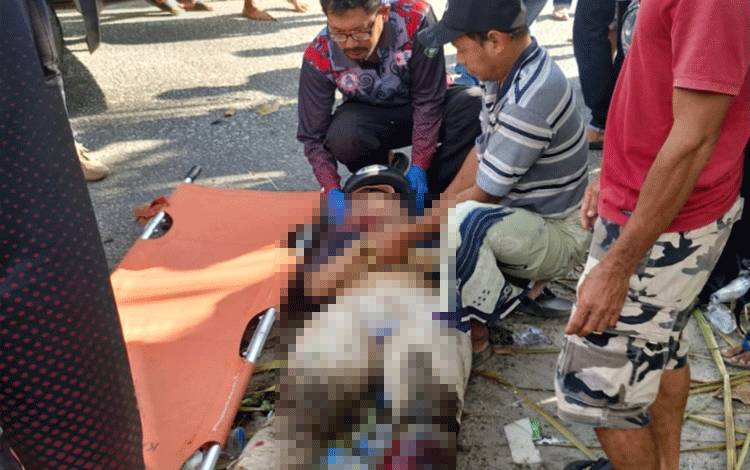Wanita di Sampit Tewas Ditabrak Mobil