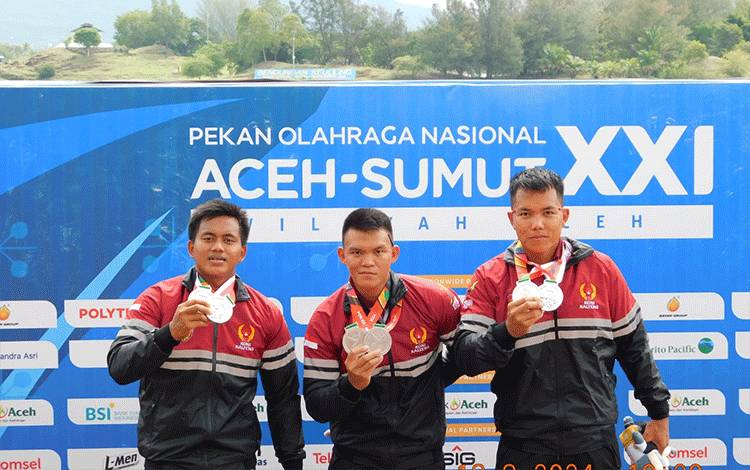 Personel Polda Kalteng Raih Medali Perak di Cabor Dayung PON XXI, Kapolda Beri Apresiasi