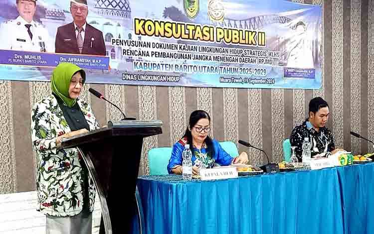 Pemkab Barito Utara Adakan Konsultasi Publik II Penyusunan Dokumen KLHS RPJMD 2025 - 2029
