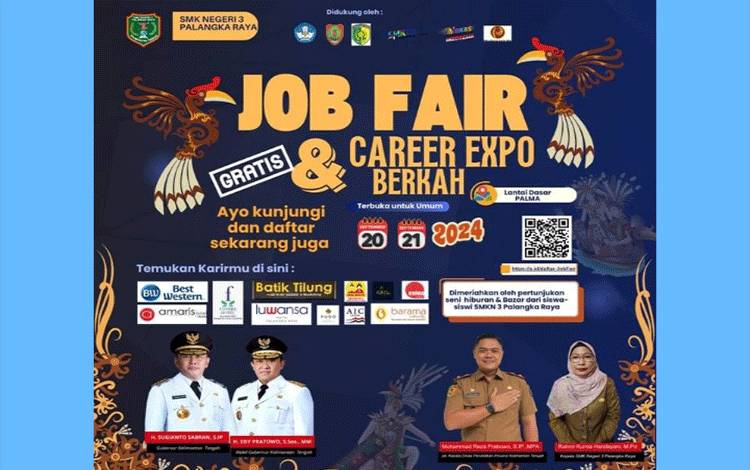 SMKN 3 Palangka Raya Gelar Job Fair dan Career Expo