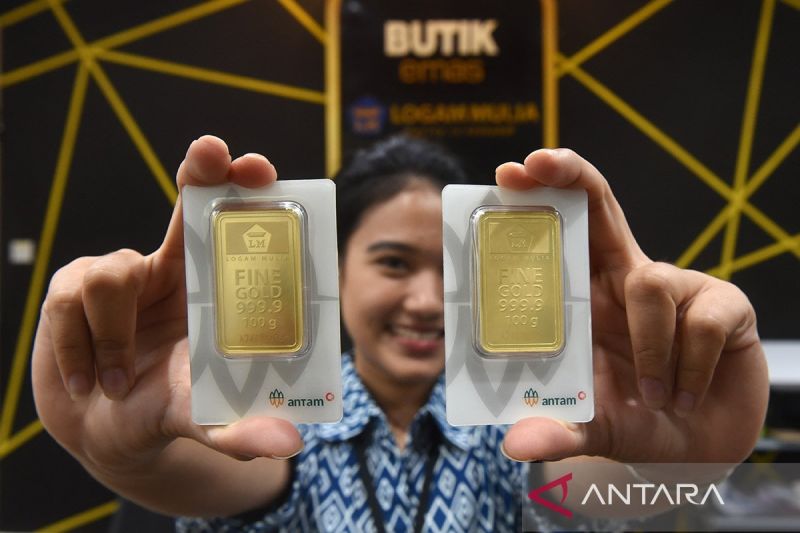 Harga Emas Antam 10 Maret di Angka Rp1,693 Juta Per Gram