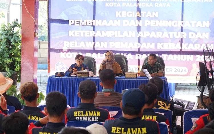 Pj Wali Kota Palangka Raya Apresiasi Dedikasi Relawan dan BPK dalam Penanganan Kebakaran