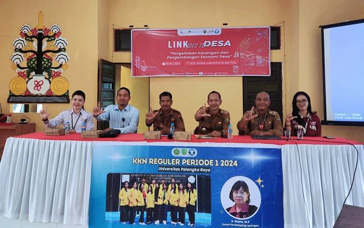 Kolaborasi OJK dan Universitas Palangka Raya Gelar Program LINK Goes to Desa