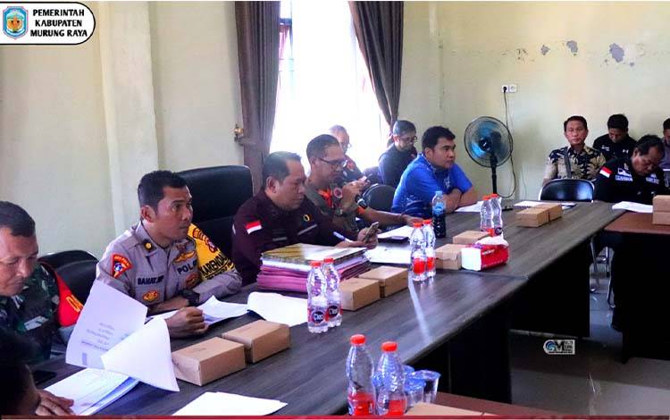 Kesiapsiagaan Terhadap Karhutla: Pj Sekda Murung Raya Pimpin Rakor Penetapan Status Siaga Bencana