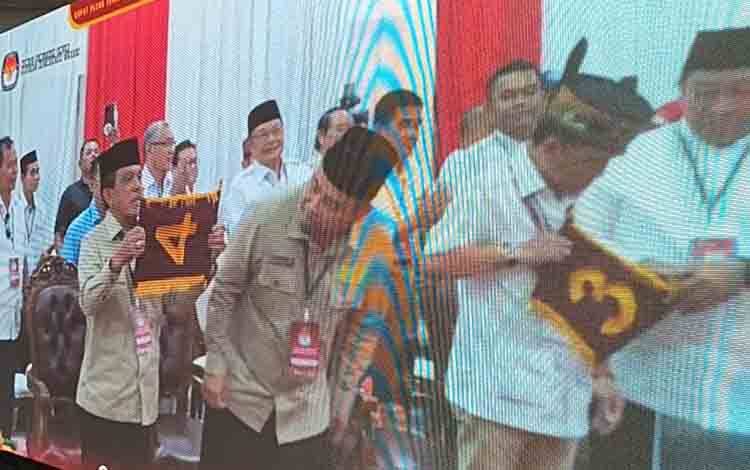 Ini Nomor Urut Calon Gubernur dan Wakil Gubernur Kalteng