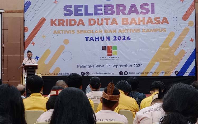 Selebrasi Krida Duta Bahasa Digelar di Palangka Raya