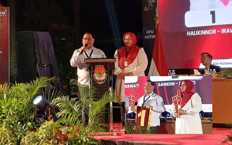 Halikinnor-Irawati Maknai Nomor Urut 1 Kali Lagi Memimpin Kotim