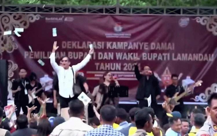 Diduga Oknum Timses Bikin Rusuh Saat Deklarasi Kampanye Damai di Lamandau