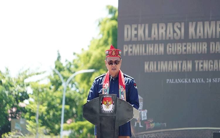 Deklarasi Kampanye Damai Ajang Teguhkan Komitmen Peserta Pilkada Kalteng