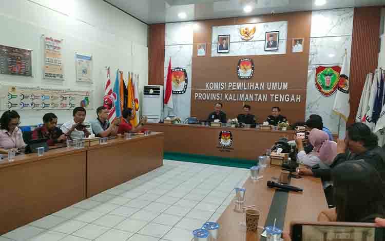 KPU Kalteng Gelar Ngobrol Bareng Media, Sosialisasikan Tahapan Kampanye Pilgub dan Rekrutmen KPPS