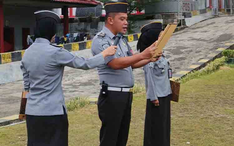 Pegawai dan Warga Binaan Rutan Tamiang Layang Bacakan Ikrar Zero Halinar