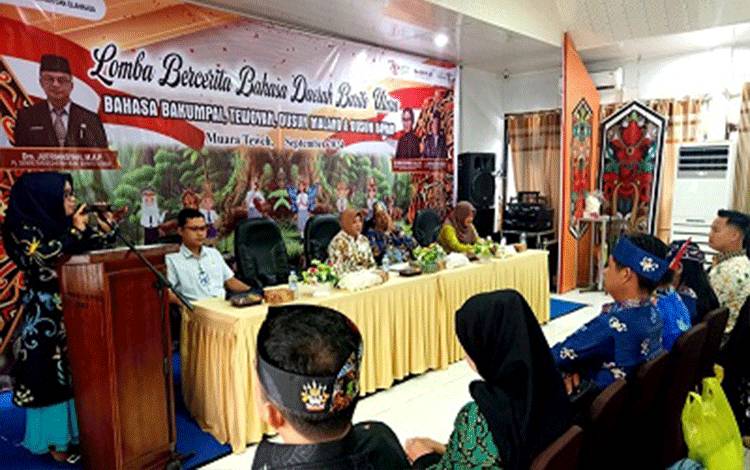 Disbudparpora Barito Utara Gelar Lomba Bercerita Bahasa Daerah