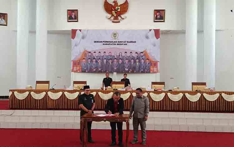Unsur Pimpinan DPRD Seruyan Masa Jabatan 2024-2029 Ditetapkan