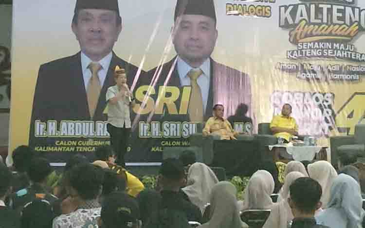 Asri Awali Kampanye Perdana dengan Dialog bersama Generasi Muda