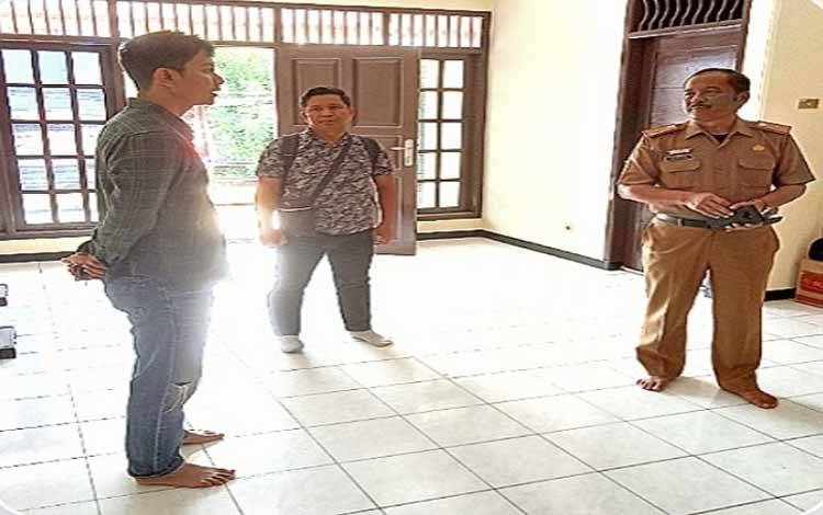 Inspektur Pimpin Kegiatan Evaluasi Pemeliharaan Gedung Aset Pemprov Kalteng