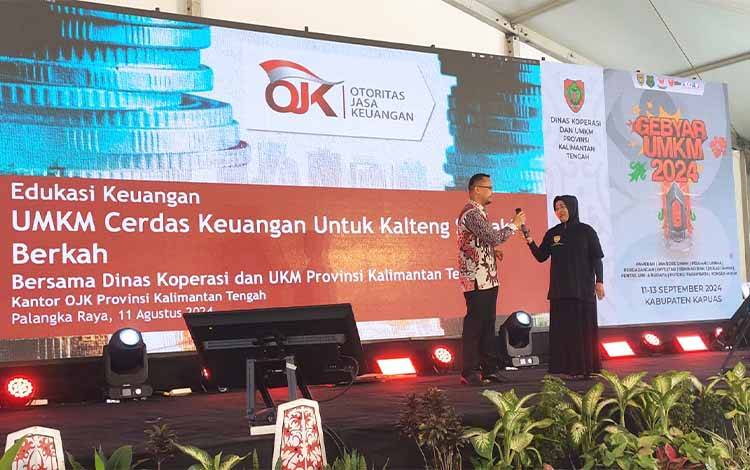 Gebyar UMKM Wilayah Tengah 2024: Sinergi OJK dan Pemprov Kalimantan Tengah