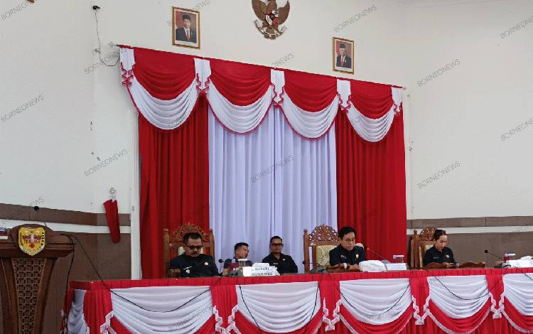 Dewan Umumkan Calon Pimpinan Definitif DPRD Gunung Mas
