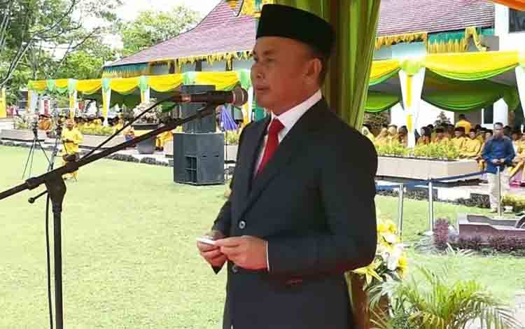 Gubernur Kalteng Jadi Inspektur Upacara Peringatan Hari Jadi Kobar