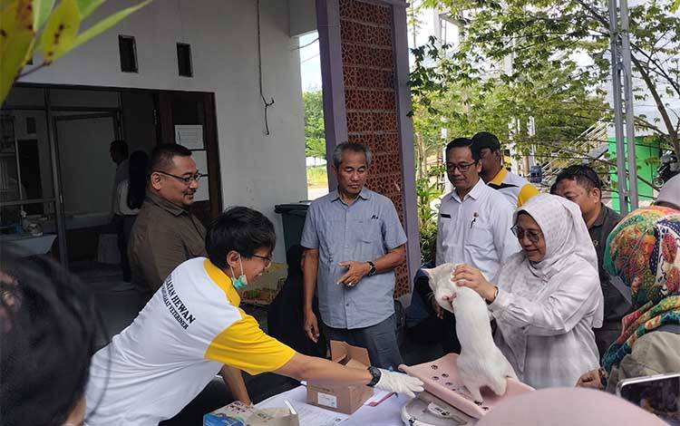 Dinas Pertanian dan Ketahanan Pangan Kota Palangka Raya Optimistis Mampu Capai Target Vaksinasi