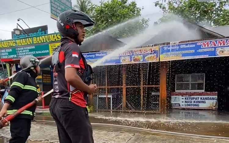 Lagi, Kasus Kebakaran di Palangka Raya, Kini Menimpa Ruko di Jalan Tjilik Riwut Km 1
