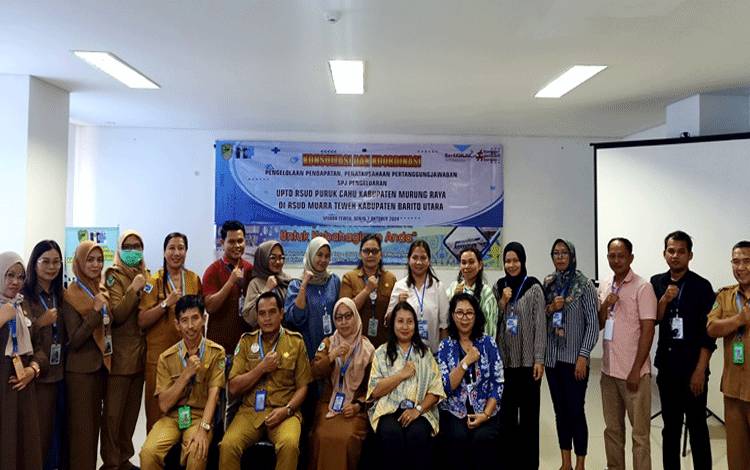 UPTD RSUD Puruk Cahu Lakukan Koordinasi Keuangan di RSUD Muara Teweh
