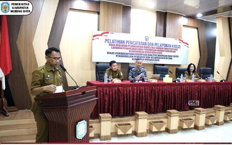 DP3ADALDUKKB Murung Raya Perkuat Penanganan Kasus Kekerasan Lewat Pelatihan Pencatatan dan Pelaporan