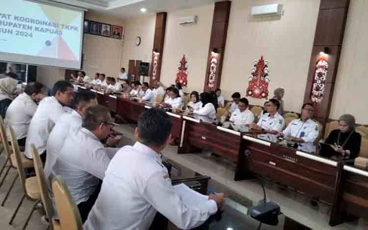 Tim Koordinasi Penanggulangan Kemiskinan Kapuas Gelar Rakor