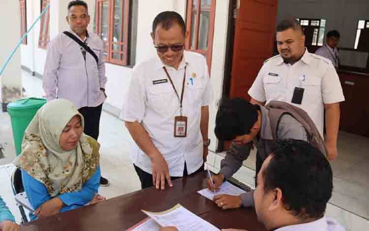Pj Sekda Seruyan Tinjau Tahapan Seleksi PPPK