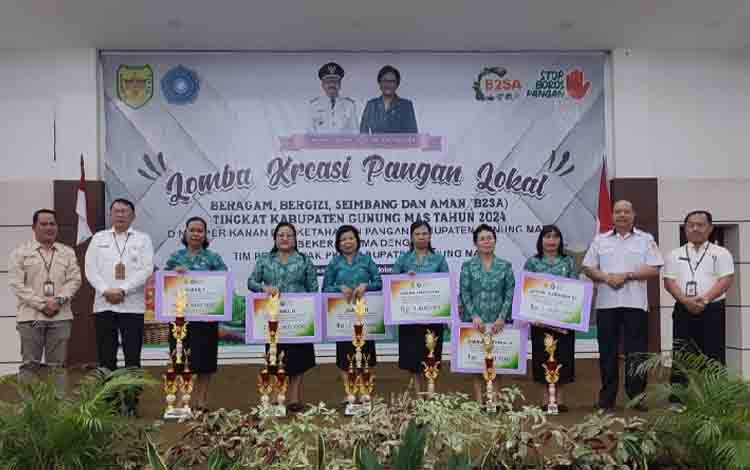 Kecamatan Kurun Juara I Lomba Kreasi Pangan B2SA Gunung Mas