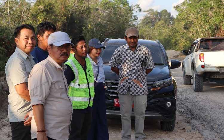 Progres Rekontruksi Jalan Tumbang Empas - Sepang Simin Sudah 46 Persen