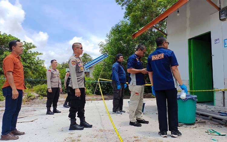 Tim Inafis Polda Kalteng Bantu Ungkap Kasus Pembunuhan Ibu dan Anak di Desa Sungai Bakau