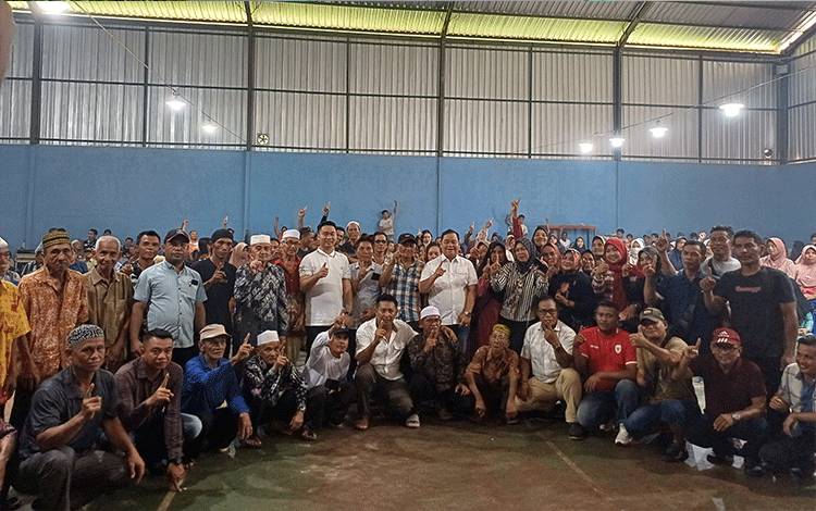 Ratusan Warga Cempaga Antusias Dukung Halikinnor-Irawati dalam Pilkada Kotim 2024