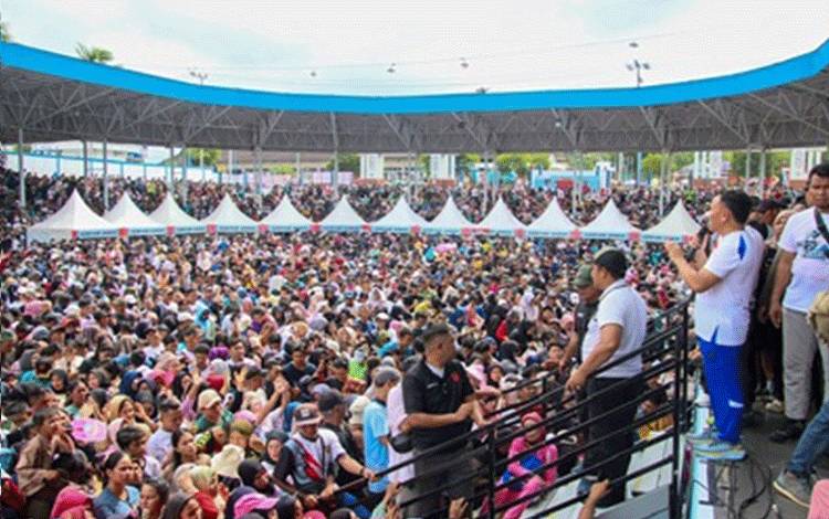 Rangkaian Jalan Sehat Berkah, Gubernur Kalteng Hadiahkan Umroh Gratis dan Perjalanan Rohani